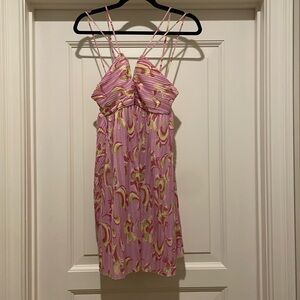 Zara size M patterned dress